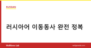 러시아어 이동동사 완전 정복