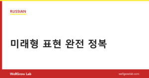 미래형 표현 완전 정복